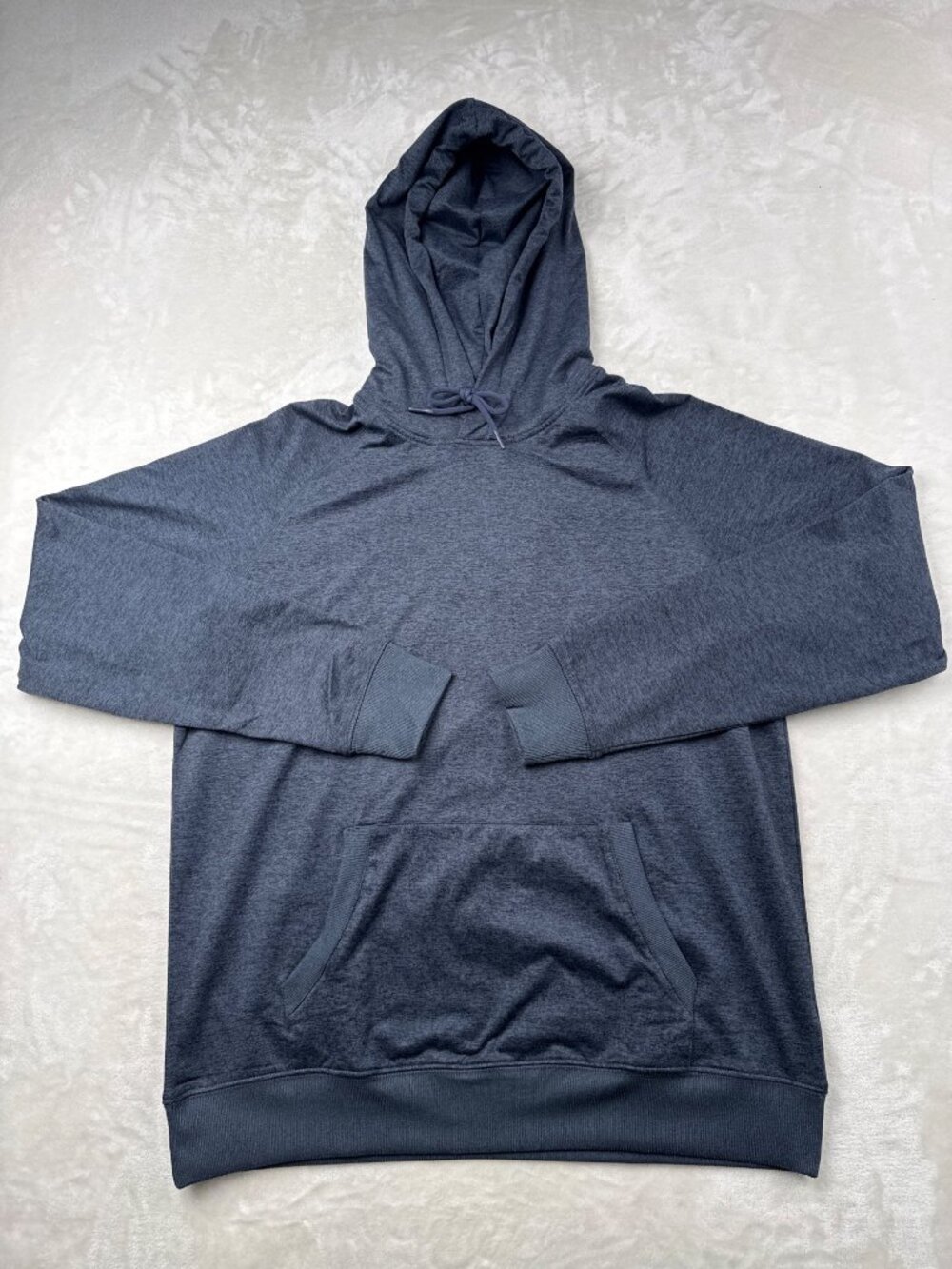 Kirkland Signature Womens Pullover Hoodie Small Heathered Dark Gray Recycled